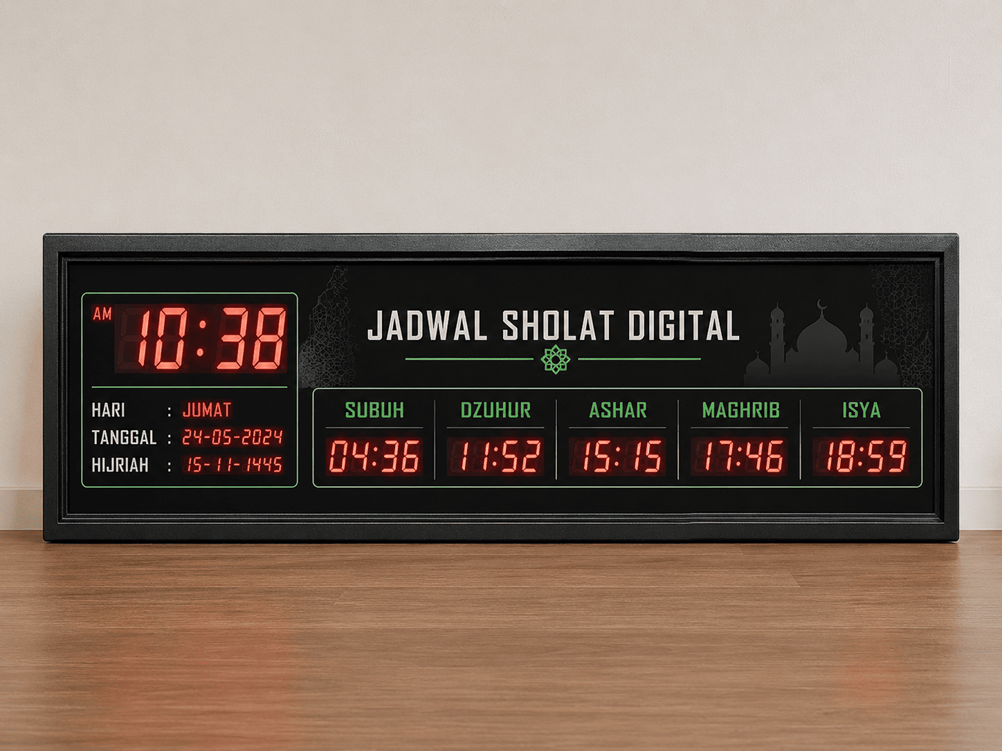 Papan jadwal manual masjid